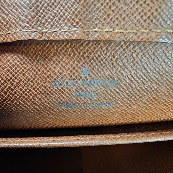 Vintage Louis Vuitton Orsay Monogram Clutch Wristlet Bag Brown - Picture 11 of 14